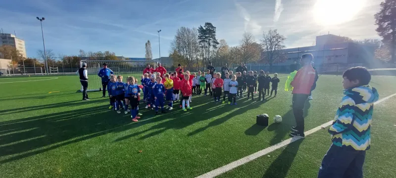 Leistungsvergleich der F- Junioren beim SV Hermsdorf/Thüringen