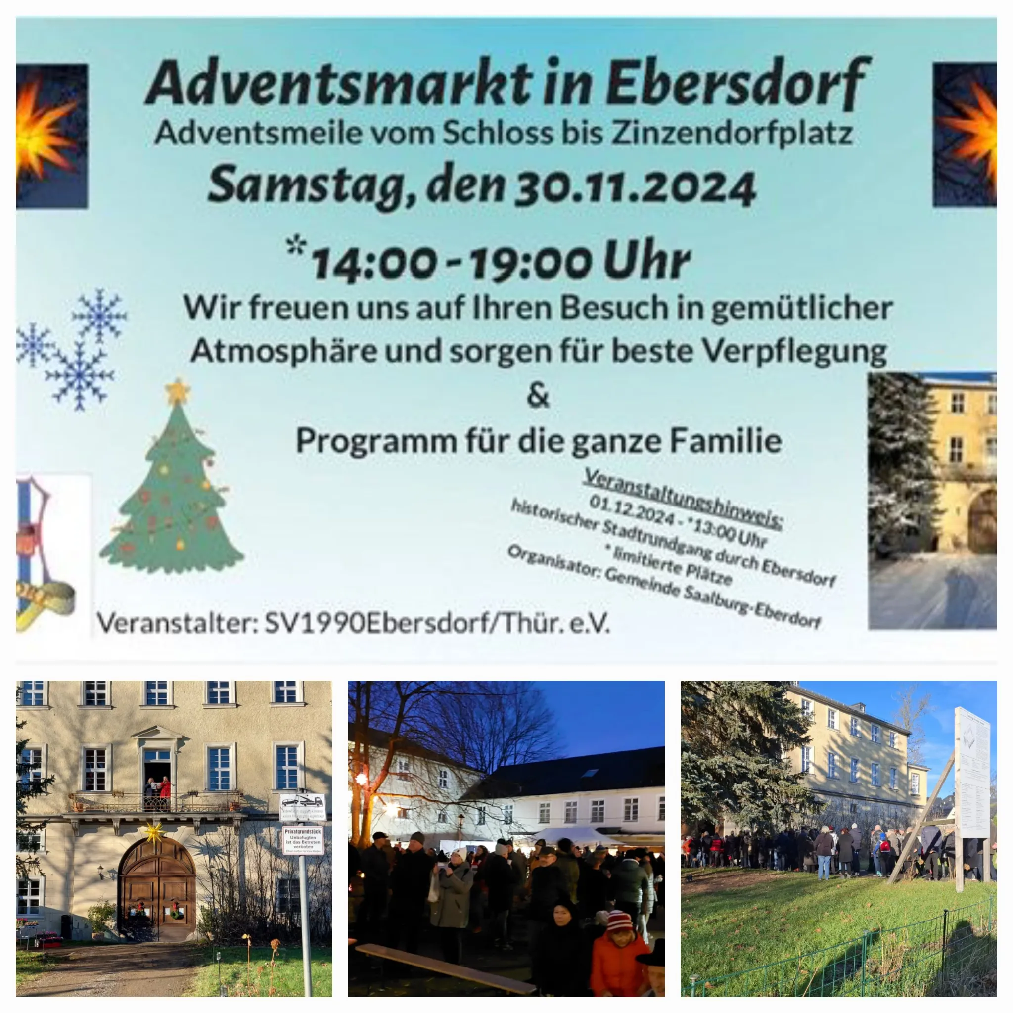 75 Jahre SVE - Adventsmarkt wird zur großartigen Feier!