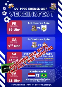 Vereinsfest zum Großteil abgesagt
